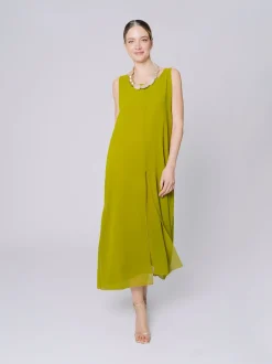 Abito in doppio strato di chiffon