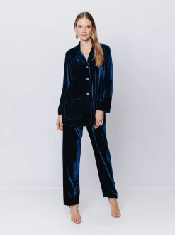Blazer in velluto