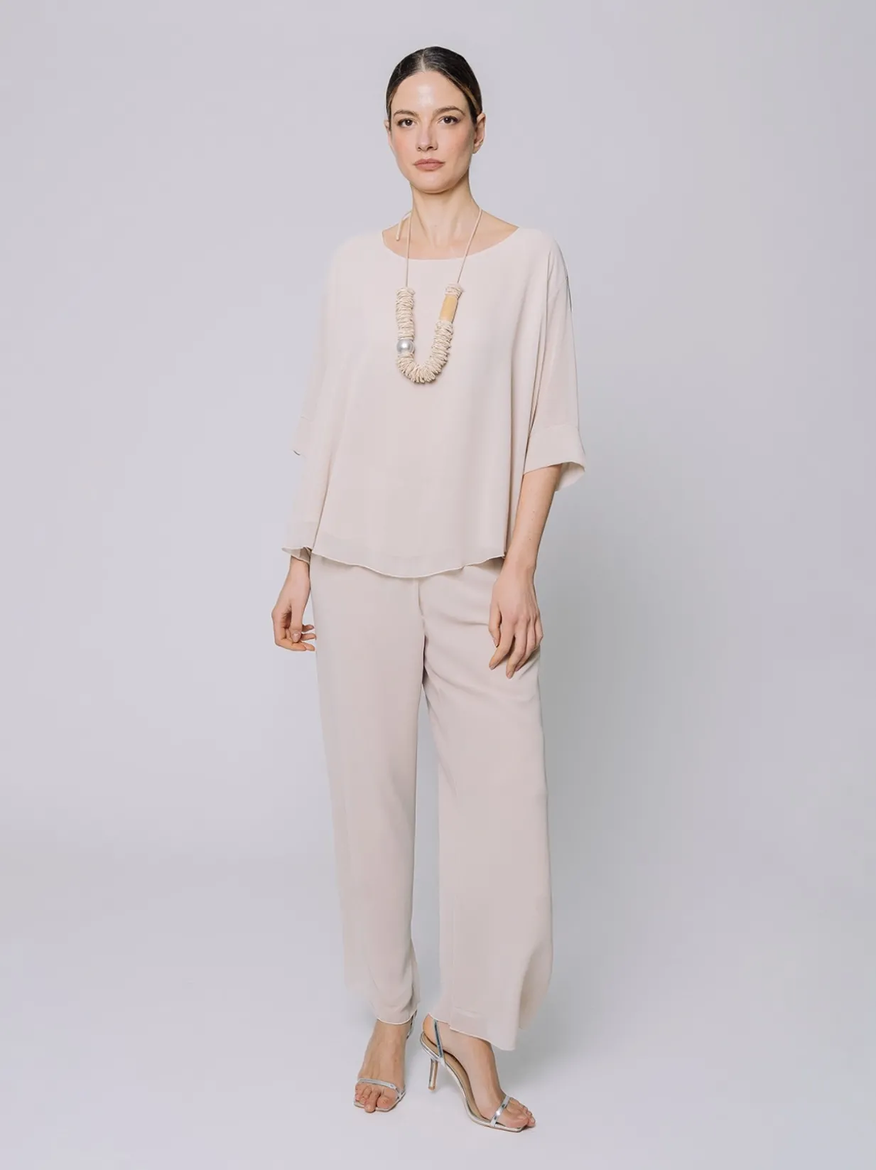 Blusa in chiffon