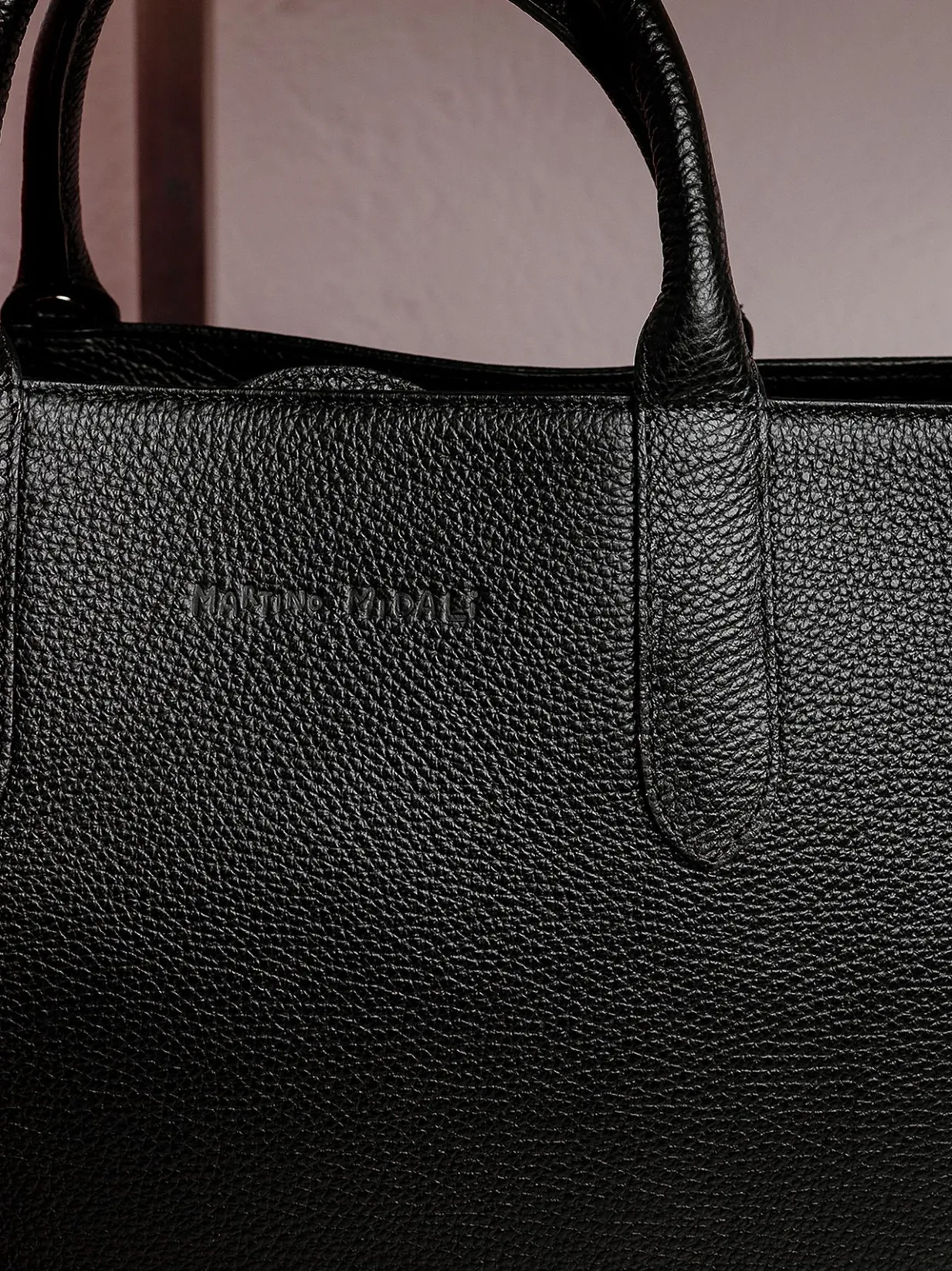 Borsa a mano in pelle