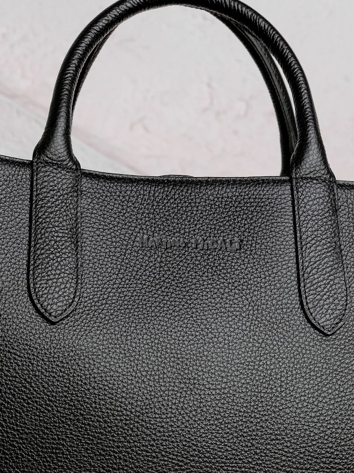 Borsa a mano in pelle
