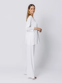 Boxy t-shirt lunga BIANCA