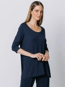 Boxy t-shirt lunga BIANCA