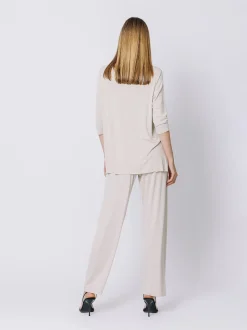 Boxy t-shirt lunga GESSO