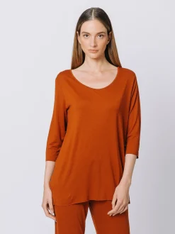 Boxy t-shirt lunga GESSO