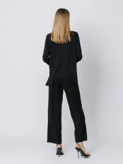 Boxy t-shirt lunga NERA
