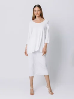 Boxy t-shirt lunga NERA