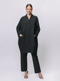Cappottino in crêpe stretch
