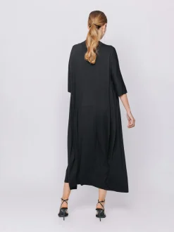 Cardigan lungo in jersey
