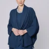 Giacca in chiffon fluido