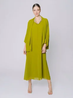 Giacca in chiffon fluido