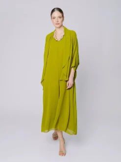Giacca in chiffon fluido