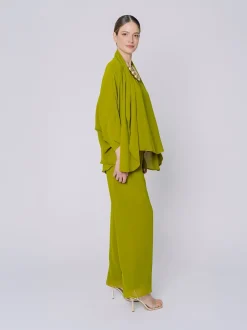 Giacca in chiffon fluido