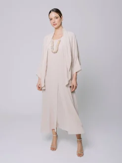 Giacca in chiffon fluido