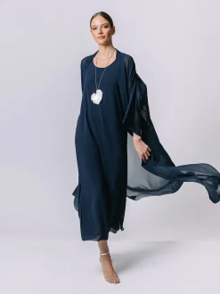 Giacca kimono in chiffon