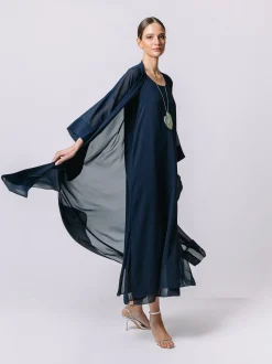 Giacca kimono in chiffon