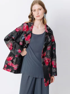 Giacca over jacquard