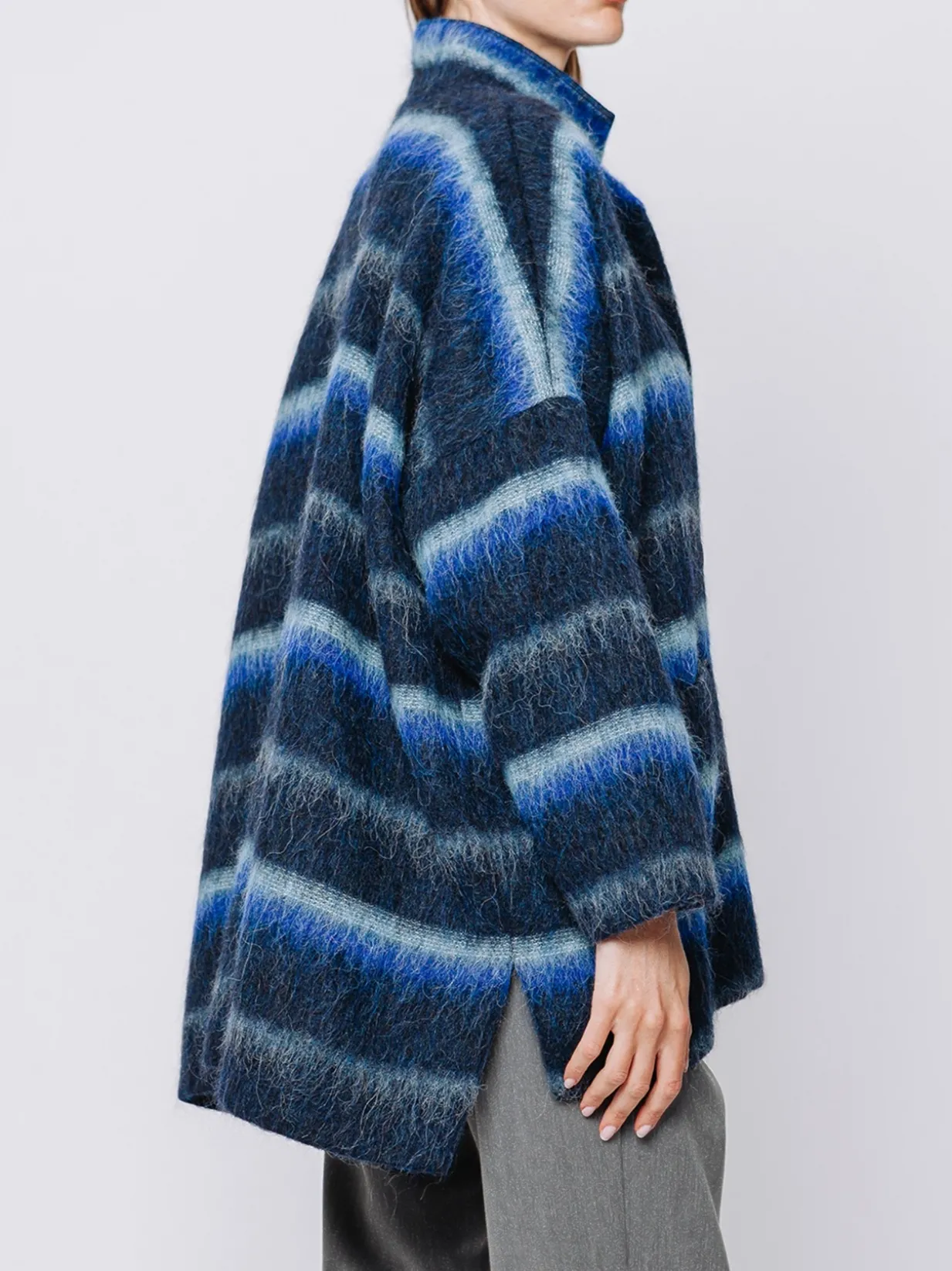 Giacca oversize in Alpaca