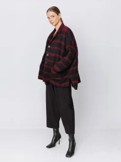 Giacca oversize in Alpaca