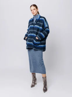 Giacca oversize in Alpaca