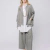 Giacca Oversize in Misto Cotone e Lino