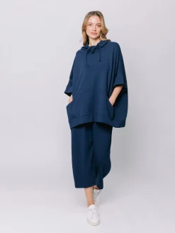 Maglia over in felpa stretch