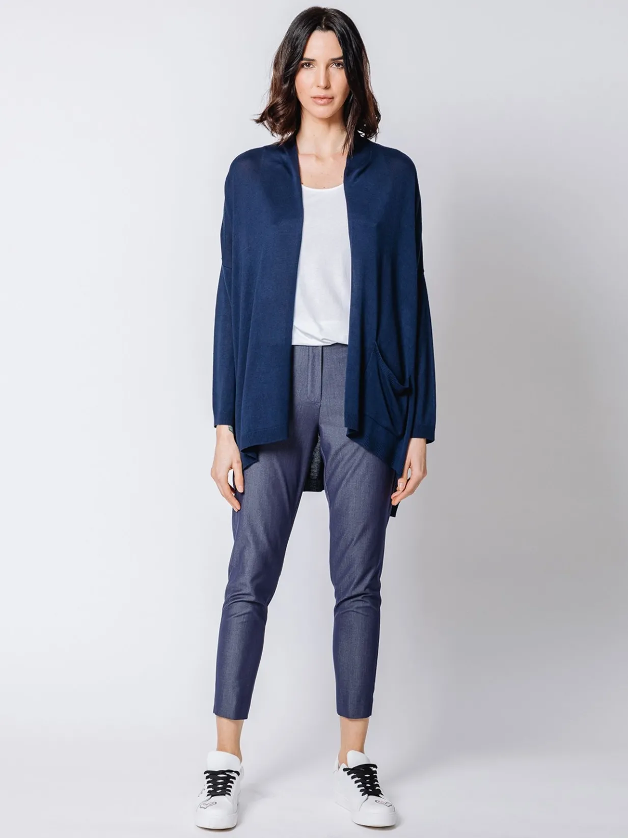 Maxi cardigan Blue