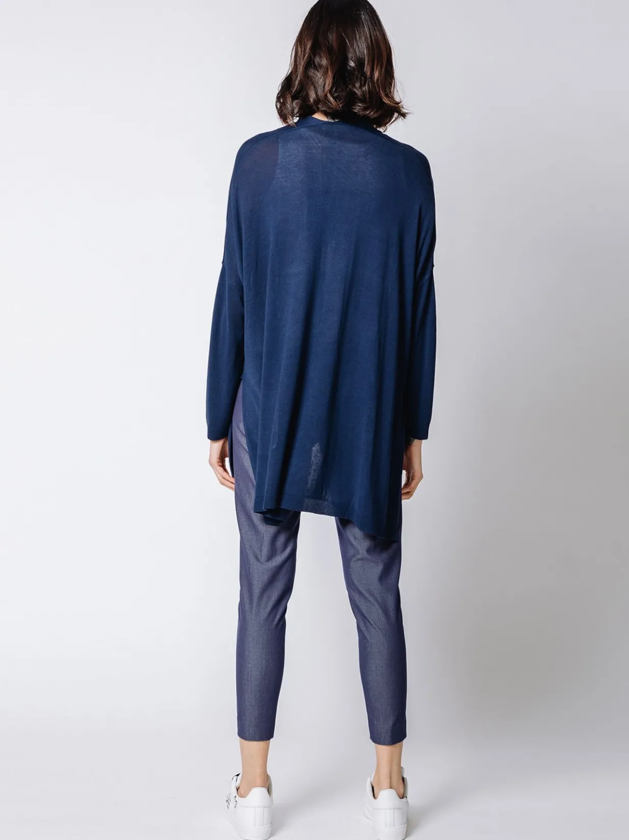 Maxi cardigan Blue