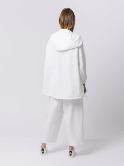Maxi felpa ultralight con cappuccio