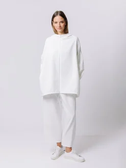 Maxi felpa ultralight con cappuccio