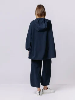 Maxi felpa ultralight con cappuccio