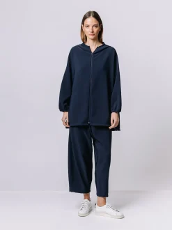Maxi felpa ultralight con cappuccio