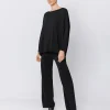 Maxi maglia in filato misto lana