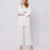 Maxi t-shirt a costine piatte