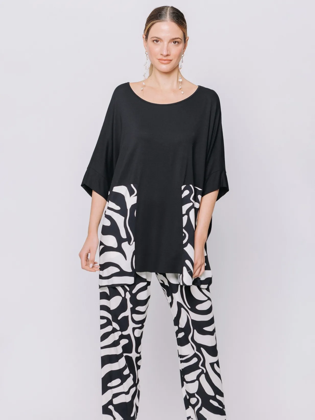 Maxi t-shirt a scatola BLACK JUNGLE