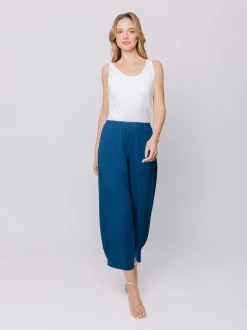 Pantalone a costine piatte