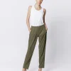 Pantalone chino in cady fluido
