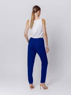 Pantalone chino in cady fluido