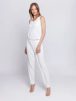 Pantalone chino in cady fluido