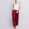 Pantalone cropped con fondo IRIDESCENTE