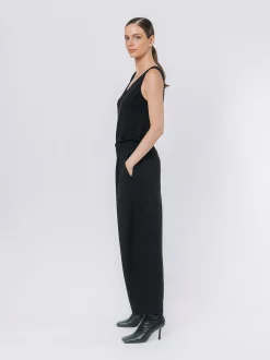 Pantalone gaucho in crepe