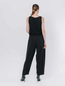 Pantalone gaucho in crepe