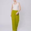 Pantalone morbido in doppio strato di chiffon