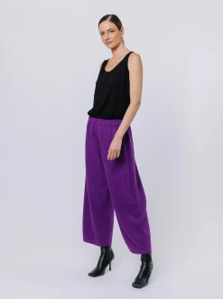 Pantaloni gaucho in maglia