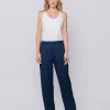 Pantaloni in tessuto goffrato