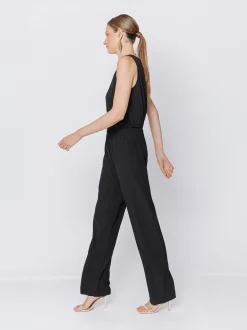 Pantaloni in tessuto goffrato