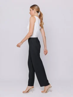 Pantaloni in tessuto goffrato