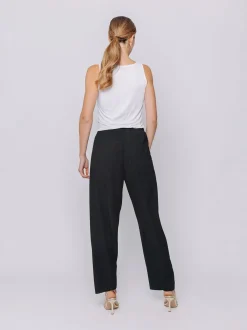 Pantaloni in tessuto goffrato