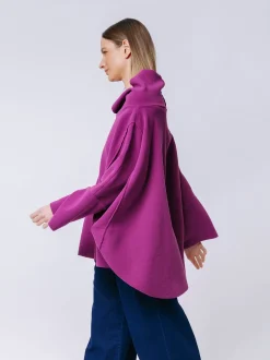 Poncho in pile