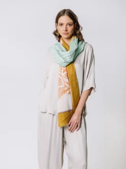 Sciarpa in cotone DOUBLE FANCY